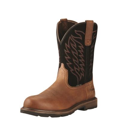 Ariat Groundbreaker Pull-On - Werkschoenen Bruin Heren - 38467-255